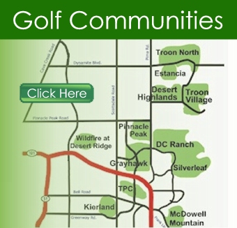 Scottsdale Golf Communities Map