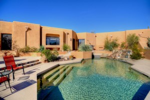 Sincuidados Home for Sale in North Scottsdale - Pool Side View