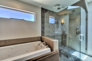 Master Tub Shower - Camino Santo Drive Home for Sale in Scottsdale